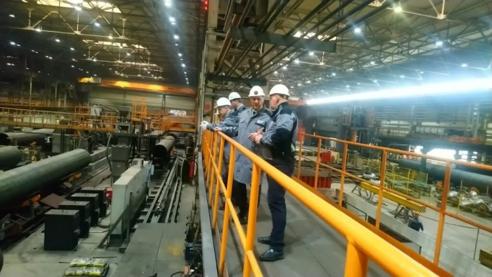 Zagorsky Pipe Plant was visited by representatives of the Pipe Industry Development Fund